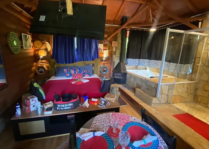 Cabana Dentro Da Floresta- Chales Perpetua Natureza